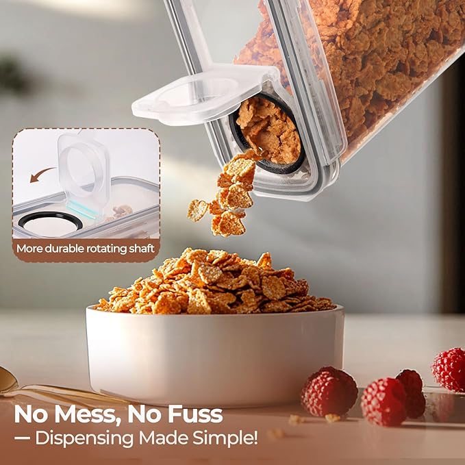 ComSaf Cereal Storage Containers Set – Airtight Food Storage