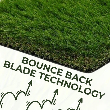 35mm Artificial Grass Natural and Realistic Looking Fake Lawn Astro Turf 1m, 1.5m, 2m, 3m & 4m Widths | 1m x 3m