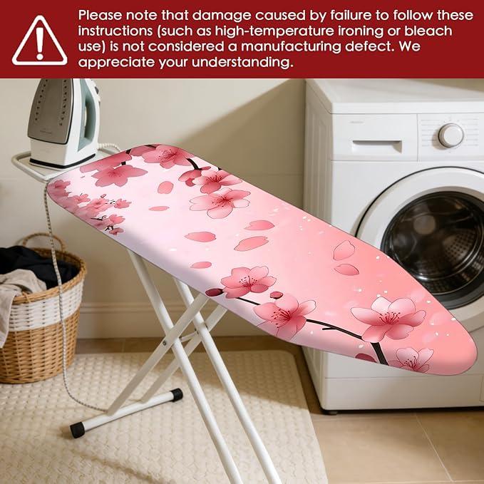 Nuxovilar Ironing Board Cover Needle Cotton 15x54 Inches | Ironing Board Cover