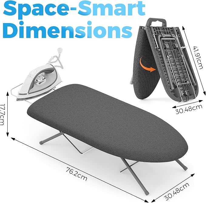 KINGBOARD Tabletop Ironing Board, Small Ironing Boards