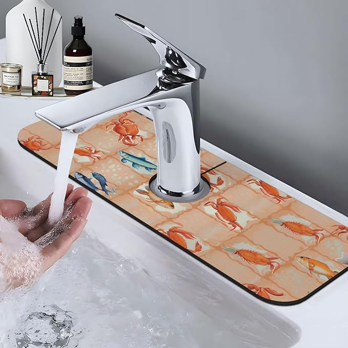 On The Cape Coastal Summer Kitchen sink faucet pad, strong water absorption