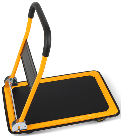 Simpli-Magic Push Cart Dolly, Moving Platform Hand Truck, Foldable for Easy Storage and 360 Degree Swivel Wheels with 350lb Weight Capacity