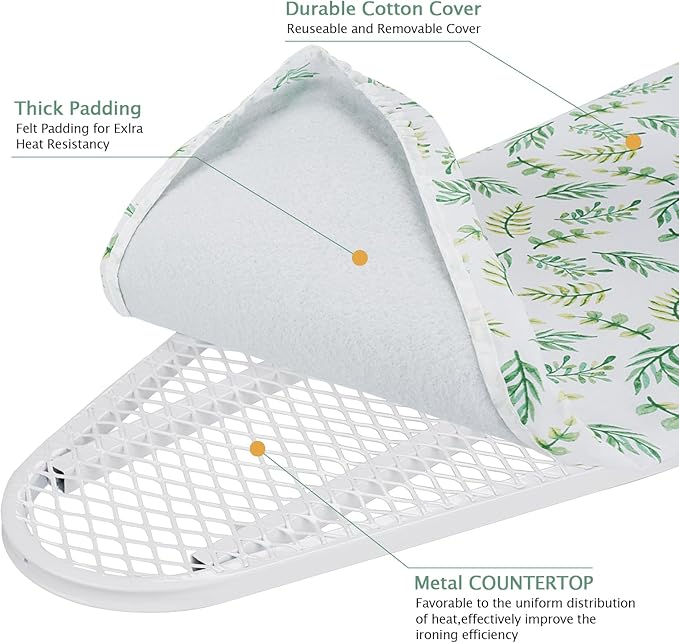 SheeChung Wall Mounted Ironing Board 36"X12", Foldable Ironing Boards