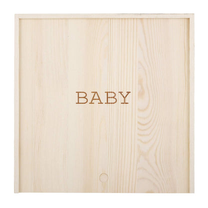 Stephan Baby Natural Pine Keepsake Box, Baby