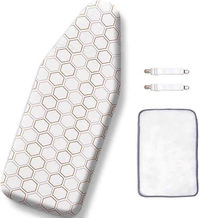 SheeChung Small Ironing Board Cover and Pad 12"x32", Tabletop Ironing Board