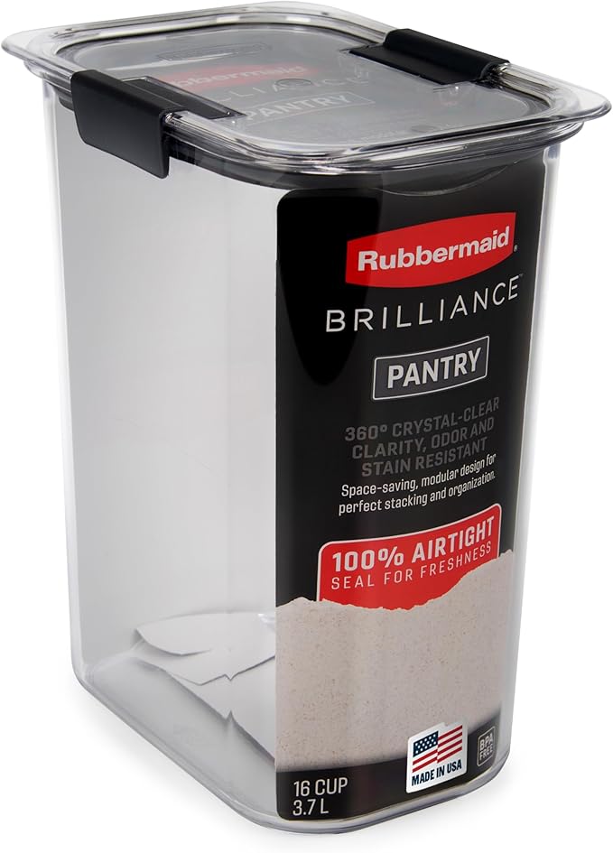 Rubbermaid Brilliance 16-Cup Airtight Food Storage Container