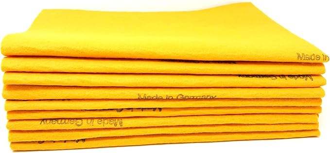 100 Pack Extra Large Original German Shammy Cloths Chamois Towels Super