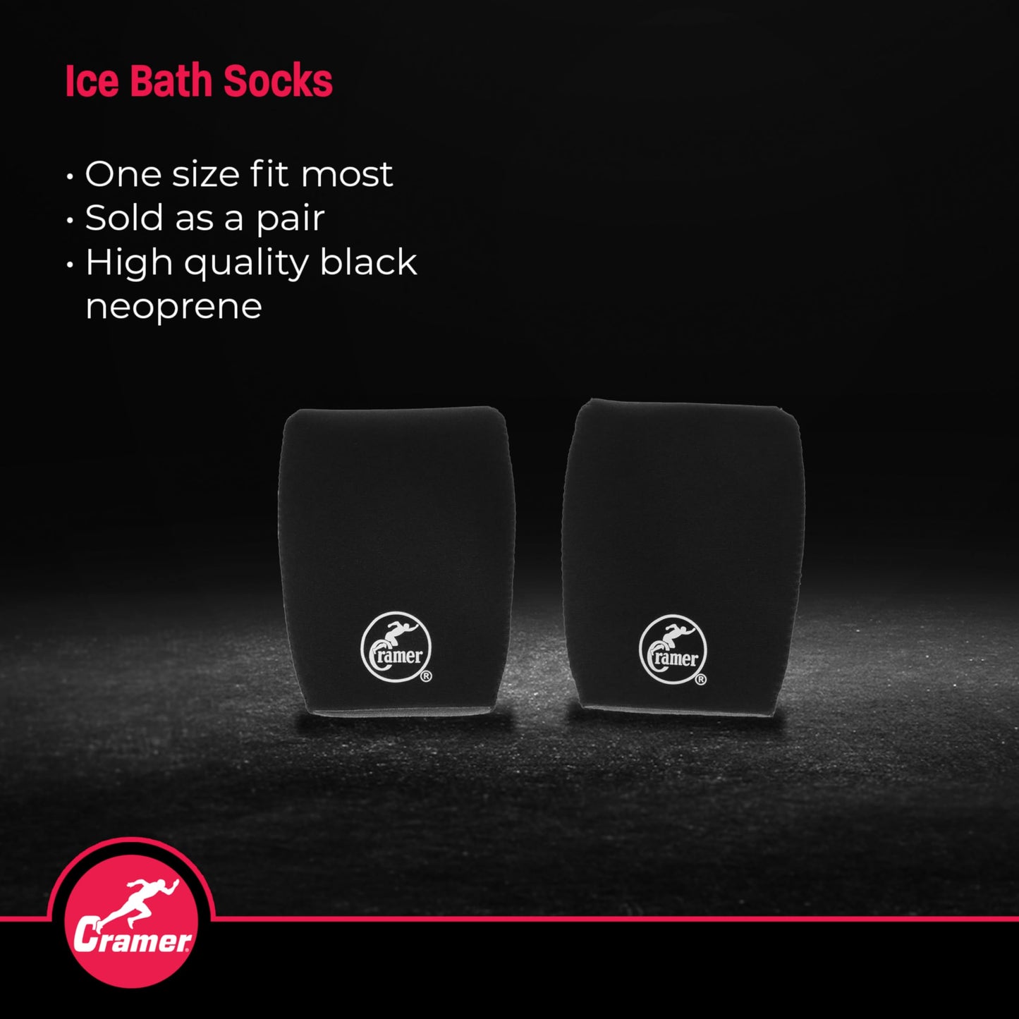 Cramer Cryo-Caps, Ice Bath Socks, One Pair, Keeps Feet Warm During Ice Baths, Toe Warmers, Toe Booties, Comfortable, Retains Body Heat