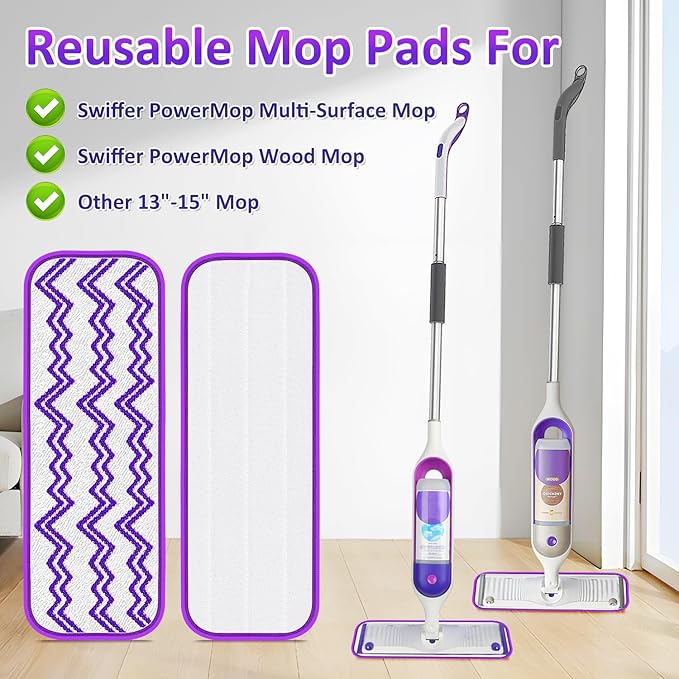 Reusable Mop Refills Pads for Swiffer PowerMop