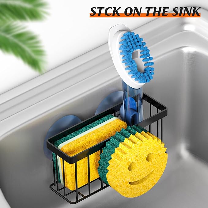 Sponge Holder Smiley Face, Sink Caddy