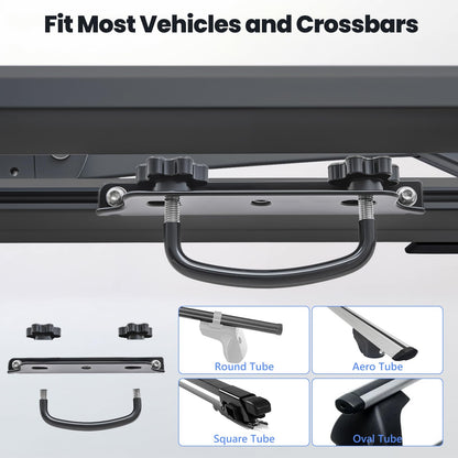 Roof Basket,Anti-Rust Aluminum Roof Basket,Universal Rooftop Cargo Carrier,Suitable for roof Racks, Equipped with crossbars,63"x43"x6",250lb Supports,Large Version (Silver)