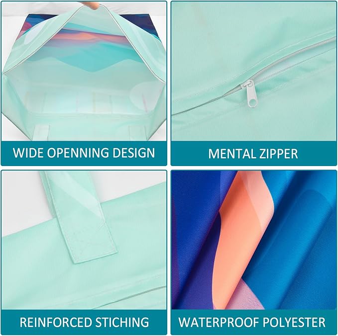 2 Pcs Large Travel Laundry Bags