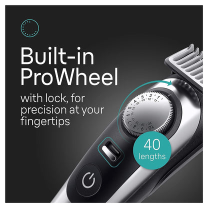 Braun All-in-One Men's Shaving Kit Series 9 9440, 13-in-1 Beard, Face, Nose, Ear Trimmer, Hair Clippers, Body Groomer and Manscaping