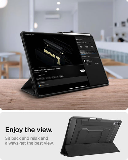 Spigen Rugged Armor Pro Case Compatible with Samsung Galaxy Tab S11 Ultra 14.6 inch (2025) - Black
