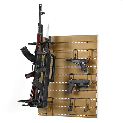 Savior Equipment Wall Rack System Heavy-Duty Steel Tactical Rifle Carbine Shotgun Handgun Storage Wall Mount, Modular Firearms Gun Wall Gear Accessories Organizer, Holds up to 6 Rifles & 6 Pistols