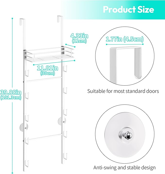 HapiRm Over The Door Purse Organizer