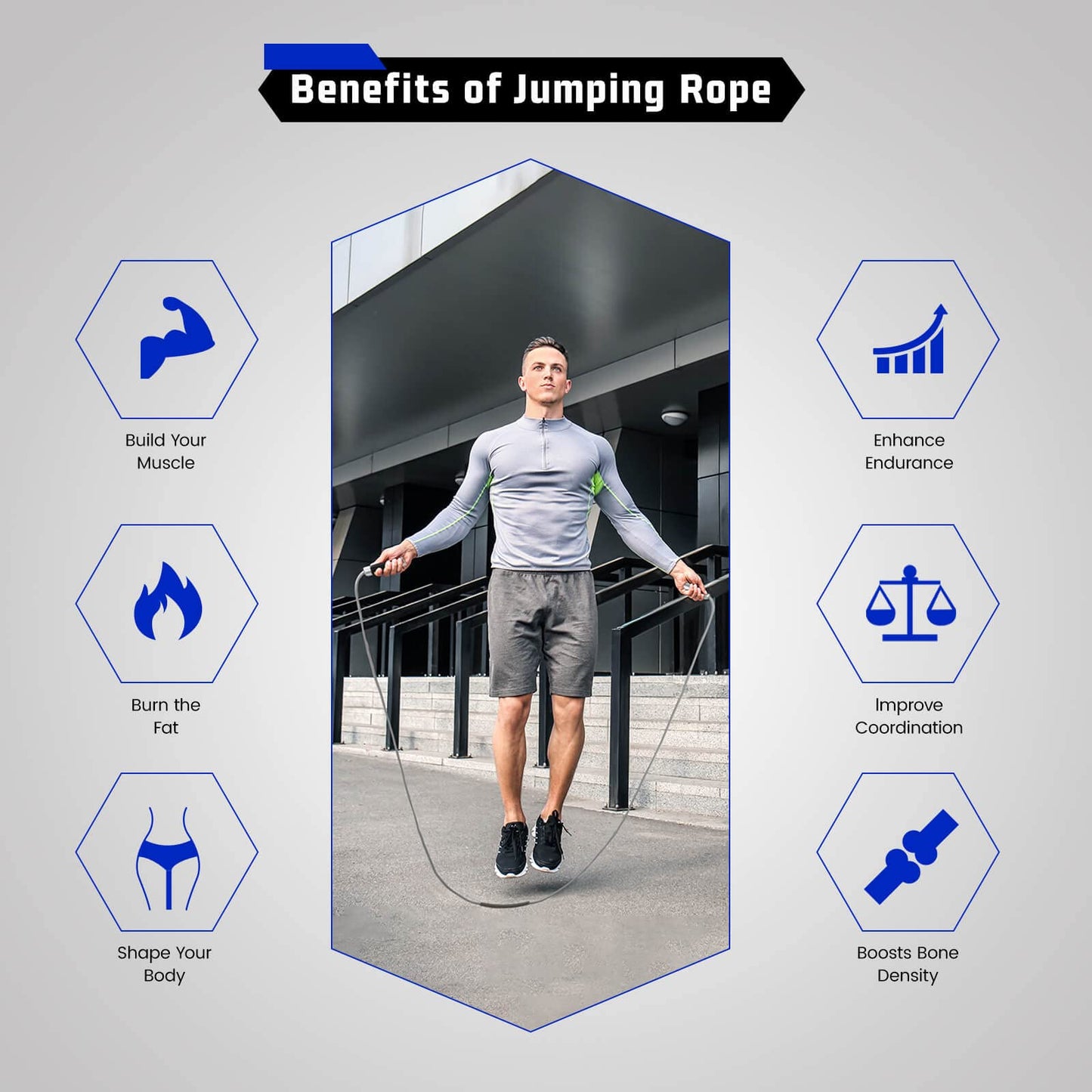 Weighted Jump Rope - Premium Heavy Jump Ropes with Adjustable Extra Thick Cable, Aluminum Silicone Grips Handles, High-Speed Ball Bearings Professional Skipping Rope for Crossfit MMA Cardio & Workouts