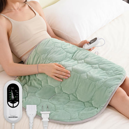 immtree Weighted Heating Pad for Deeper Pain Relief, 7lbs XXXL Size(29x24) with Fast Heat Technology, Heated Blankets for Adults, Relief for Back and Shoulder and Knee