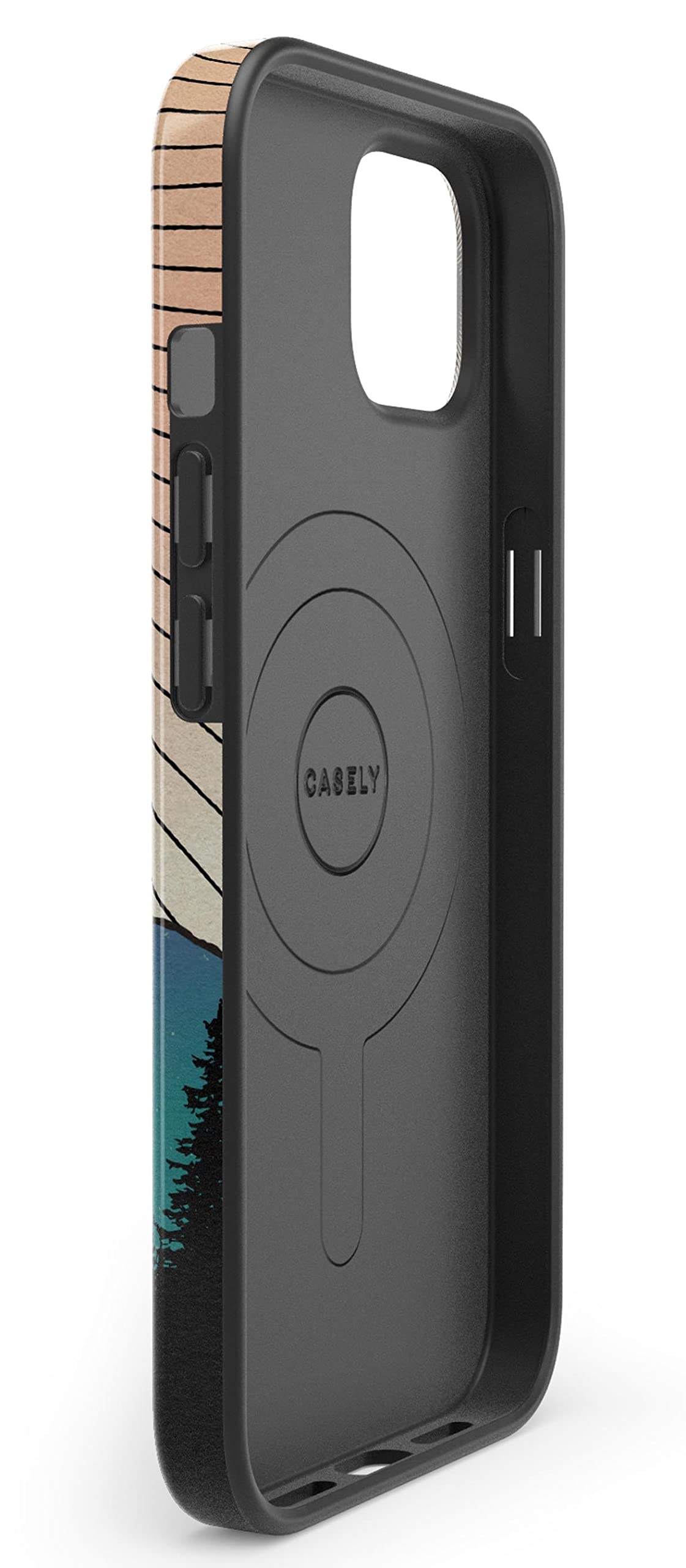 Casely iPhone 13 Case | Fit Check | Neutral Checkerboard | Compatible with MagSafe | Classic Ultra Slim Design