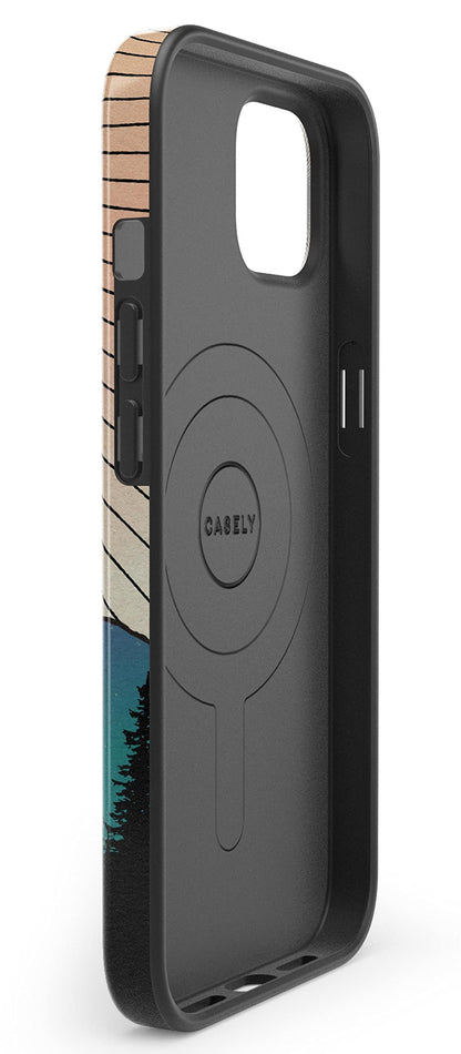 Casely iPhone 13 Case | Fit Check | Neutral Checkerboard | Compatible with MagSafe | Classic Ultra Slim Design