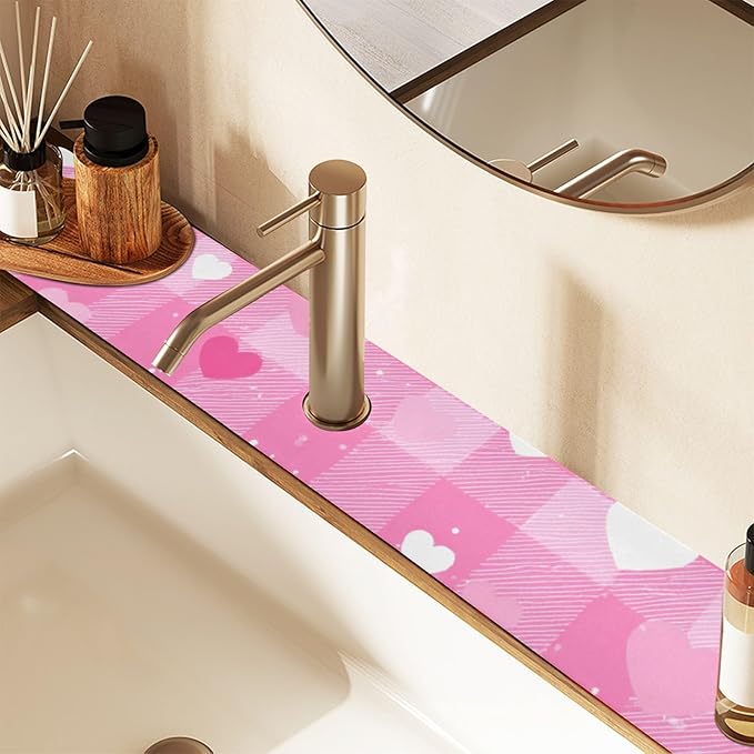 Kitchen Sink Splash Guard 1 PC 30 Inch Sink Faucet Mat Splash Guard