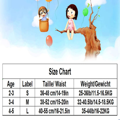 JackLoveBriefs Potty Training Pants for Girls, Learning Designs Training Underwear Pants 2-3T, 7 Packs