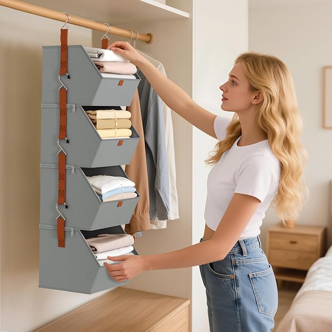 Hanging Closet Organizer 4 Tier