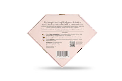 StansOut Memory Foam Makeup Sponge – No-Water-Needed Blender for Liquid, Cream & Powder Foundation – Airbrush Finish, Flawless Application