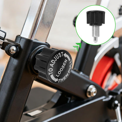 Penitue 2pcs M16 Pull Pin Knobs, Spin Bike Height Adjusting Knob Exercise Bike Replacement Parts for Weightlifting Machine Weight Benches Fitness Equipment