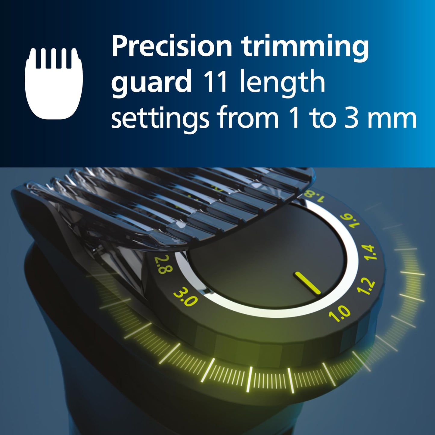 Philips Norelco Multigroom 7000 Series, All-in-One Trimmer, Beard Trimmer and Hair Clipper, 23-Piece Men's Grooming Kit for Beard, Face, Nose, Ear, Body, with Titanium Blades, Travel Pouch, MG7970/49