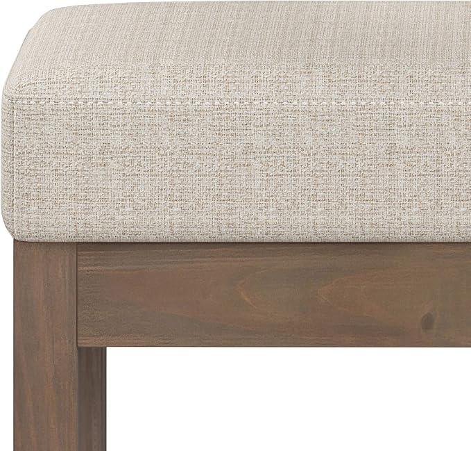 SIMPLIHOME Milltown Small Ottoman Bench