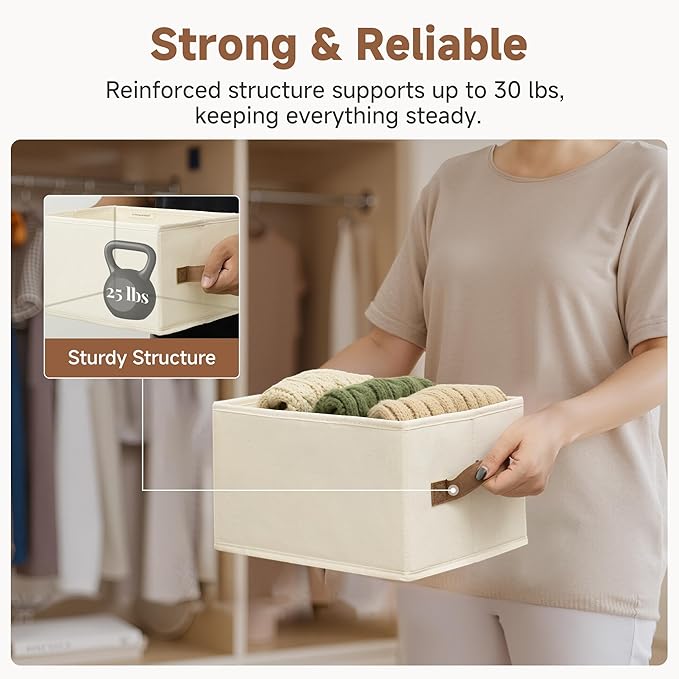 StorageWorks Closet Organizer Storage Baskets, Storage Bins