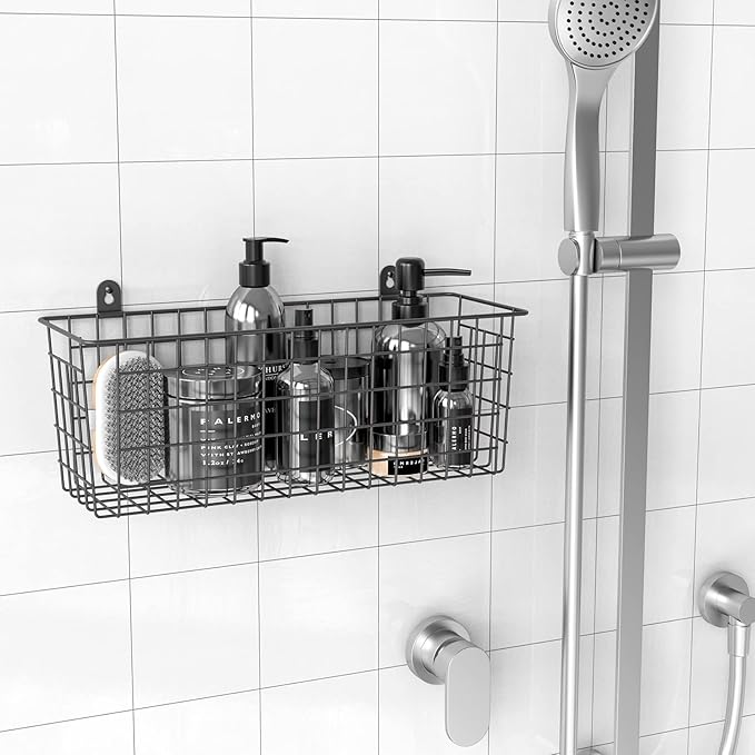 MaraFansie Extra Large Hanging Wall Basket 4-Pack Wall Mounted Wire Basket