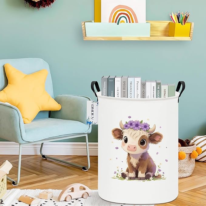 Round waterproof laundry basket, laundry Hampers