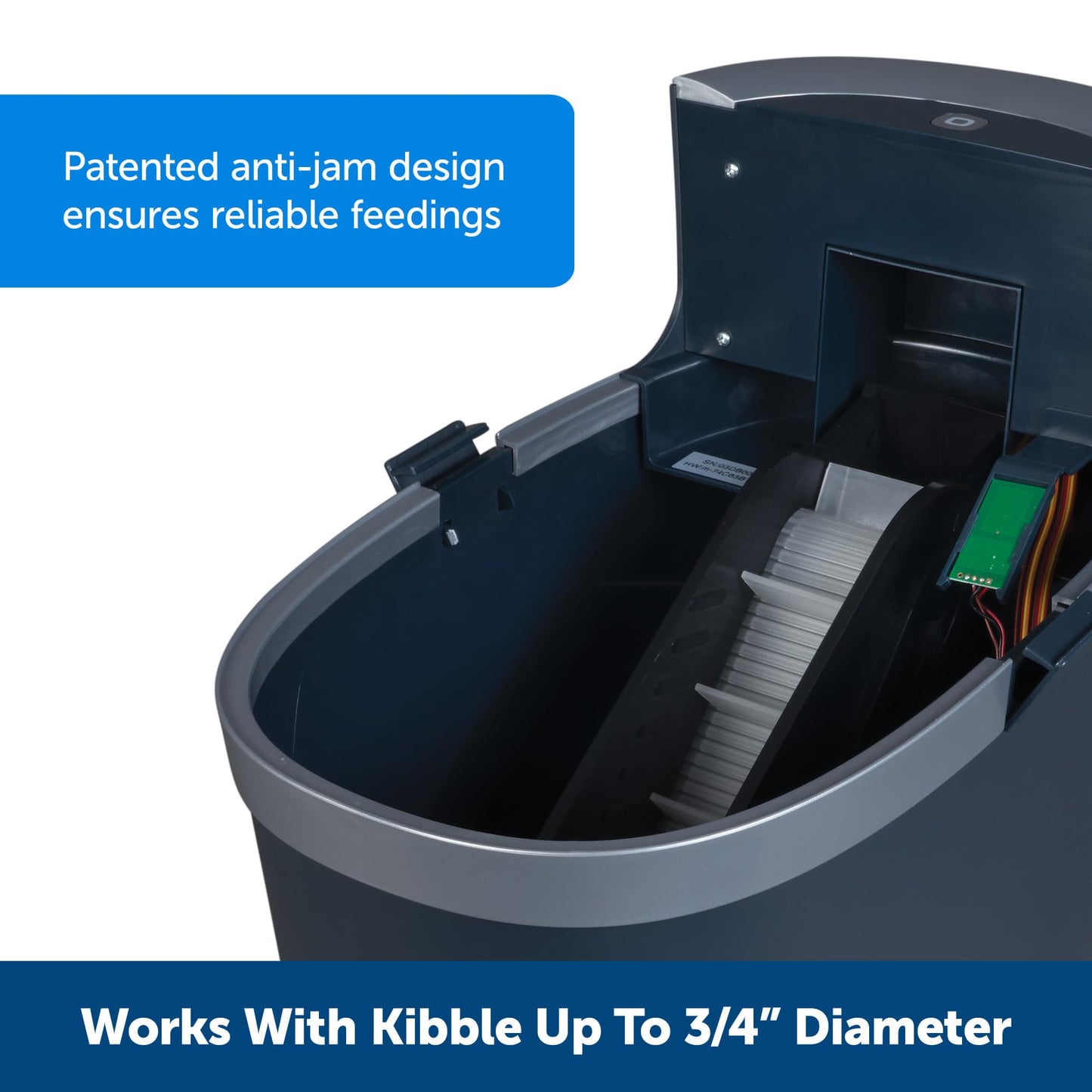 PetSafe Smart Feed - Electronic Pet Feeder for Cats & Dogs - 6L/24 Cup Capacity - Programmable Mealtimes - Alexa, Apple & Android Compatible - Backup Batteries Ensure Meal Delivery During Power Outage