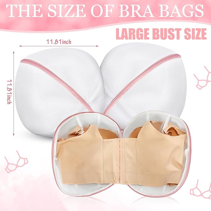 Shappy 6 Pieces Bra Washing Bag