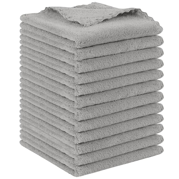 SUNLAND Microfiber Face Cloth Reusable Makeup Remover Facial Cleansing Towel