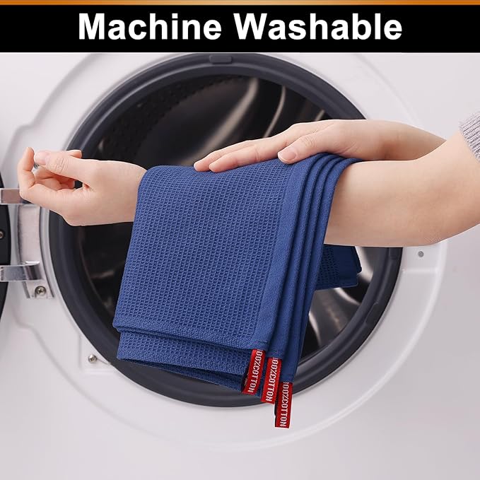 Homaxy 100% Cotton Waffle Weave Dish Cloths