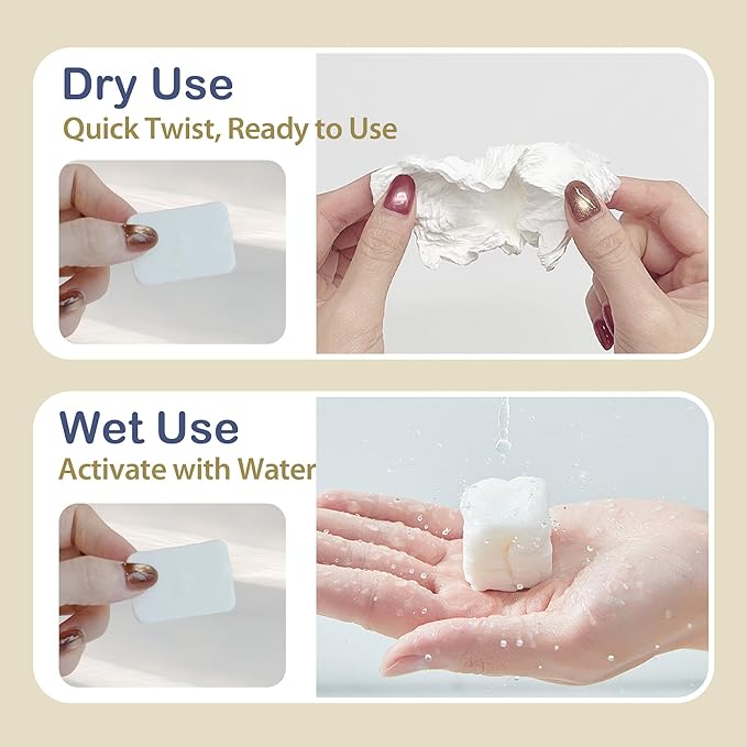 Ourmed Life Compressed Towel Tablets – Portable, Individually Wrapped