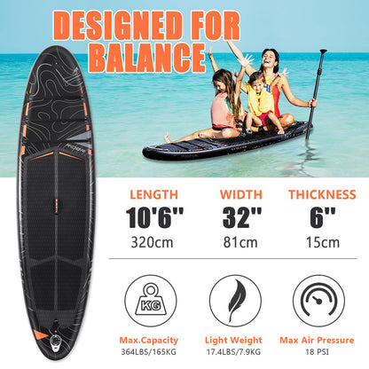 ANNTU Inflatable Paddle Board, Stand Up Paddleboard with SUP Camera Seat, Wide Stance, Blow Up Paddle Board, ISUP Backpack, Pump, 3 Fins, 17.4lbs Ultra-Light Paddle Boards for Adults & Youth