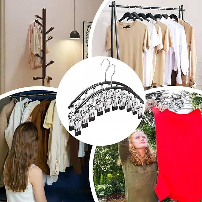 Legging Hangers for Closet Organizer, Hat Hangers for Closet 4 Pack
