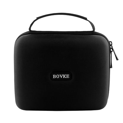 BOVKE Protective Case for Seagate Expansion Desktop, WD Elements/WD My Book Desktop External Hard Drive HDD, USB 3.0 4TB 6TB 8TB 10TB 12TB, Zipper Pocket for USB Cable Power Adapter USB Hub, Black