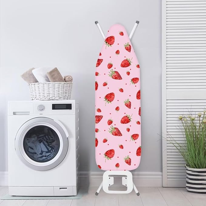 Pink Strawberry Ironing Board Cover and Pad