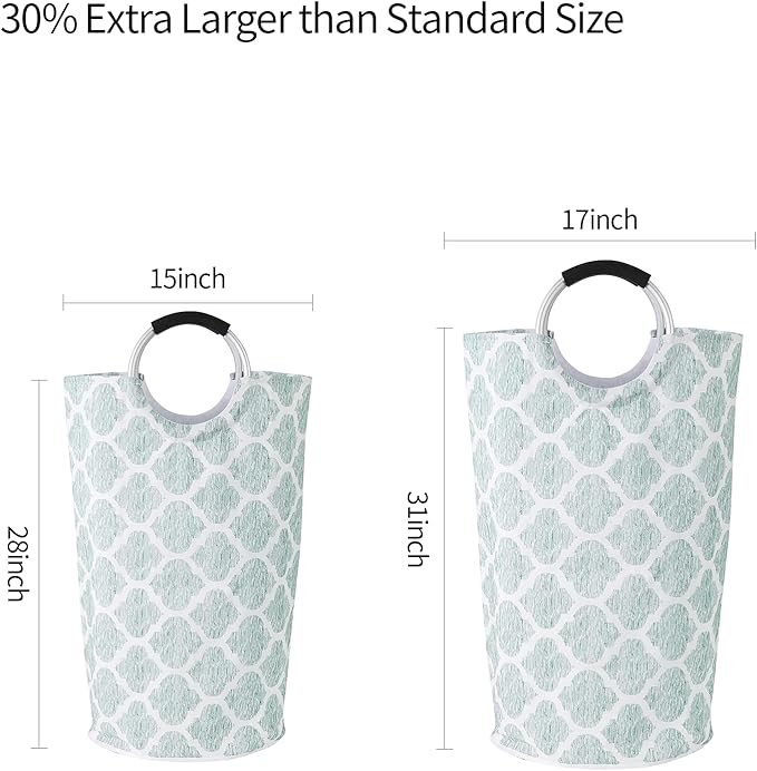 Dalykate Extra Large Laundry Basket 115L Collapsible Oxford Fabric Laundry