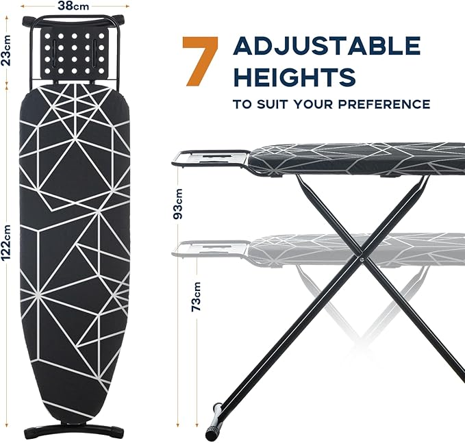 Ironing Board 43x13, Compact Iron Board Full Size
