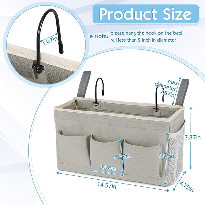 Bedside Storage Caddy/Bedside Hanging Storage Bag