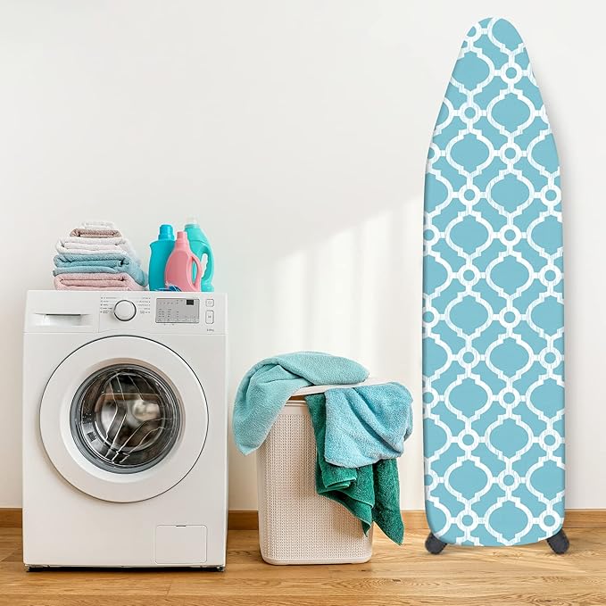 Ironing Board Cover and Pad, Standard Size 15" x 54" Iron Board Replacement
