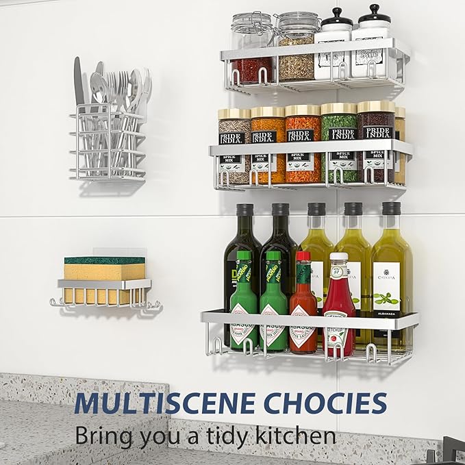 5 Pack Shower Caddy Organizer Rack Shelf