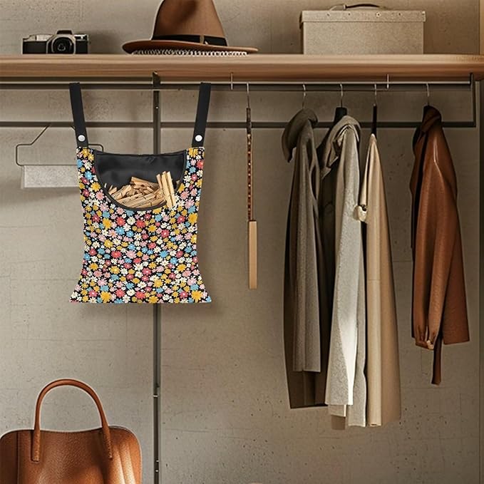 Clothes Pin Hanging Bag, Large Capacity Clothespin Bag