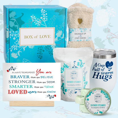 Chemo Care Package for Women, Care Package for Miscarriage, 22 Things to Bring to Chemo, Breast Cancer Baskets for Women